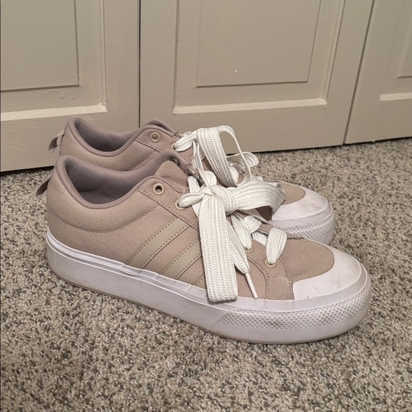adidas Shoes - adidas Women's Sneakers in Beige and White